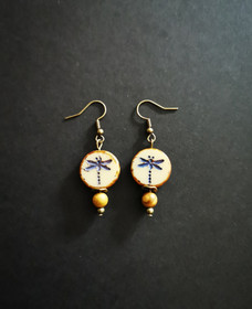Dragonfly earrings