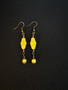 Bohemian earrings - yellow