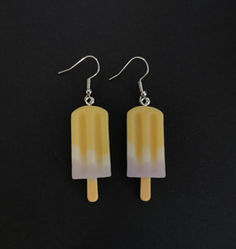 Peach Ice cream earrings 