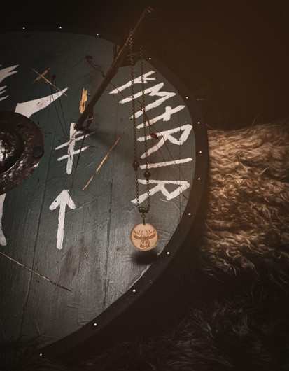 Northern Animals Jewelry series Moose necklace