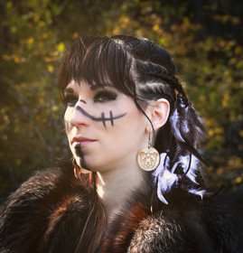 Pohjolan eläimet korusarja korvakorut karhu  