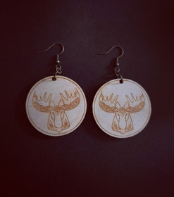 Pohjolan eläimet korusarja korvakorut hirvi 