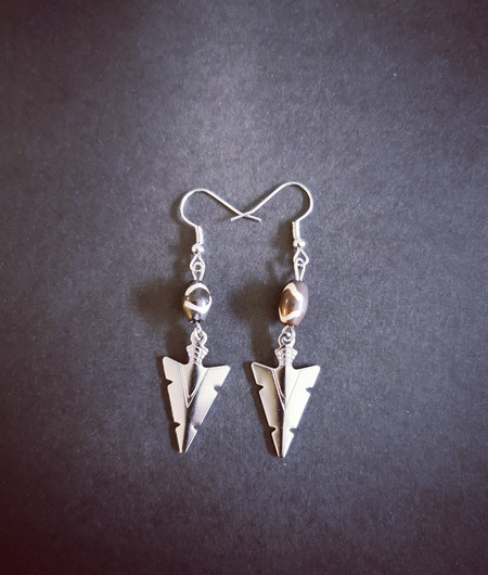 Arrowhead earrings