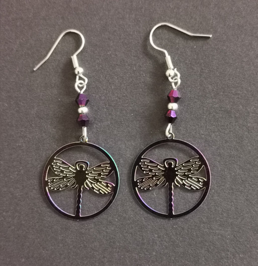 Dragonfly earrings