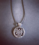 Round celtic knot necklace