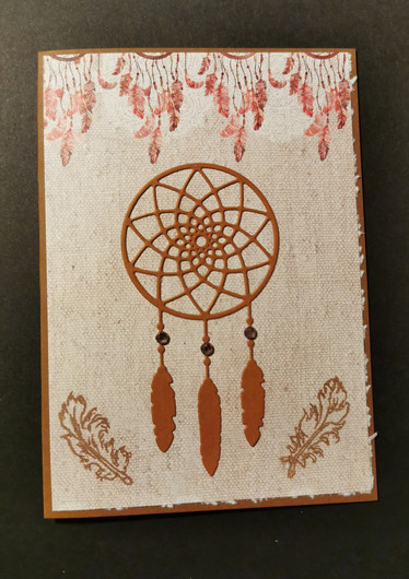 Dreamcatcher card congratulations