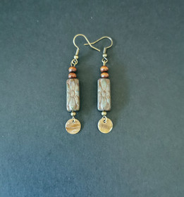 Sinertävät kukka korvakorut 