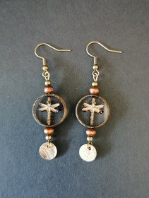 Dragonfly earrings