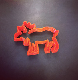 Moose cookie cutter