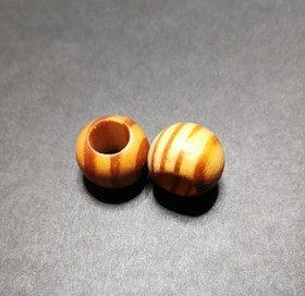 Wooden dread bead