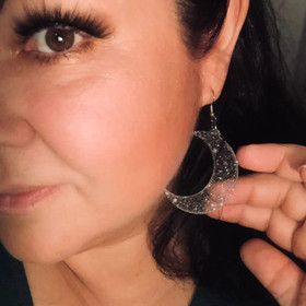 Moon earrings