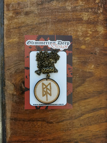 Puukaulakoru karhu riimu