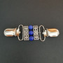 Blue clam sweater clip 