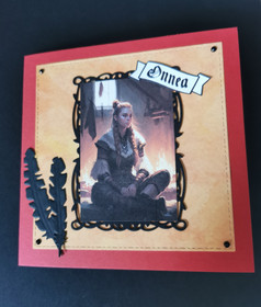 Viking woman card 
