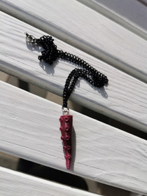 Mustekalan lonkero kaulakoru glitter violetti  