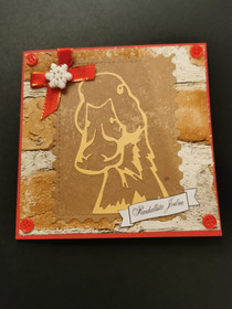 Christmas Card with duck