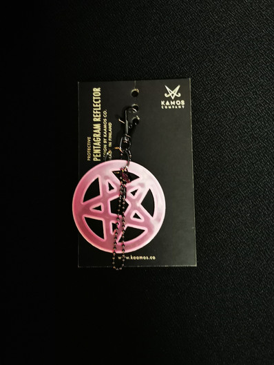 Pentagrammi heijastin pinkki