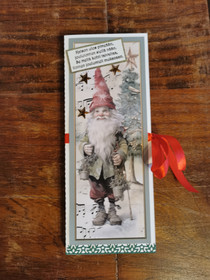 Elf chocolate bar card