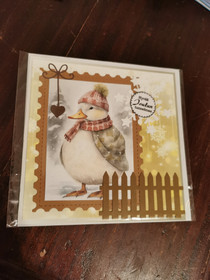 Christmas Card with duck