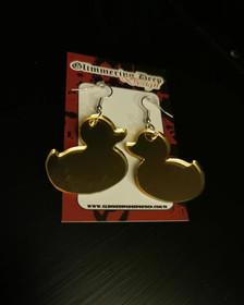 Kylpyankka korvakorut kullanvärinen peili