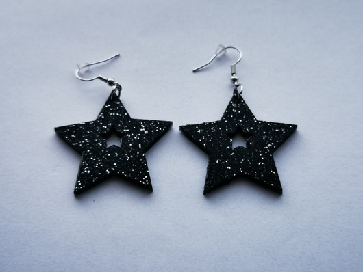 Star glitter Earrings