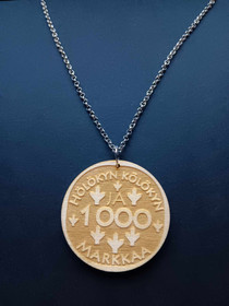 Lellu kaulakoru 1000 markkaa