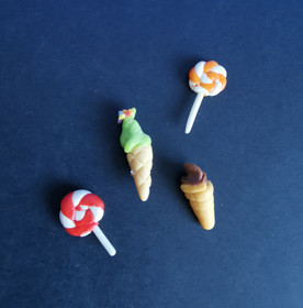 Dollshouse mini icecream and lollipop