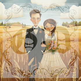 Digital picture wedding picture