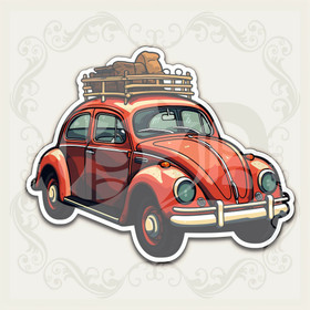 Digital picture red beetle