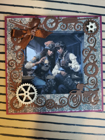 Kortti Steampunk oluella  