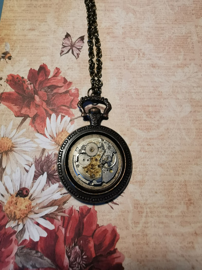 Steampunk kaulakoru kellon koneisto 