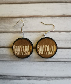 Saatanan palvoja tummat korvakorut