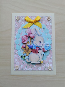 Happy easter pupu kortti 