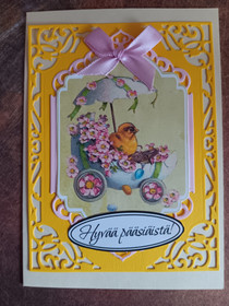 Pääsiäiskortti tipuja