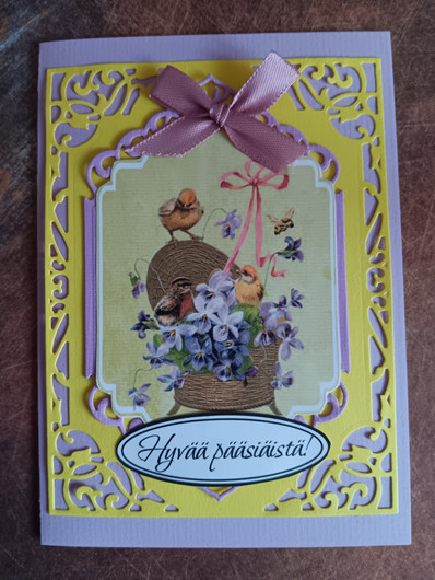 Pääsiäiskortti tipuja
