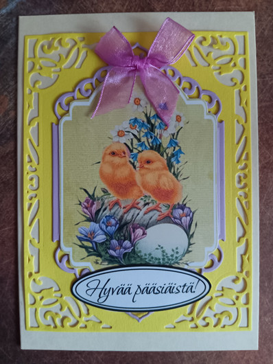 Pääsiäiskortti tipuja