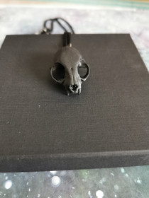 Cat skull necklace
