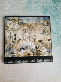 Kortti tyttö sininen