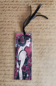 Woman bookmark