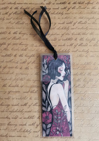 Woman bookmark
