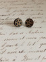 Pentagram stud earrings
