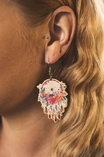 Dreamcatcher earrings