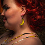 Banana earrings 