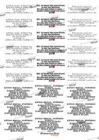 Poem text sheet for mother