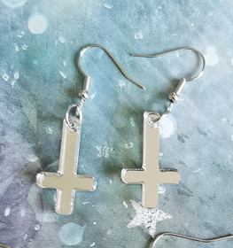 Korvakorut pienet peili ristit 