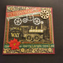Christmas Card Steampunk train