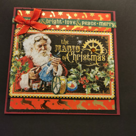 Christmas Card Steampunk santa