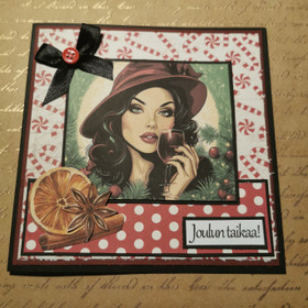 Witch christmas card 