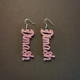 Glitter Dimash earrings