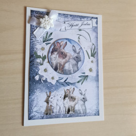 Christmas Card bunny